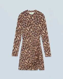 FROM FUTURE Abito Maglia lunga a maniche corte HotLeopard Fashion