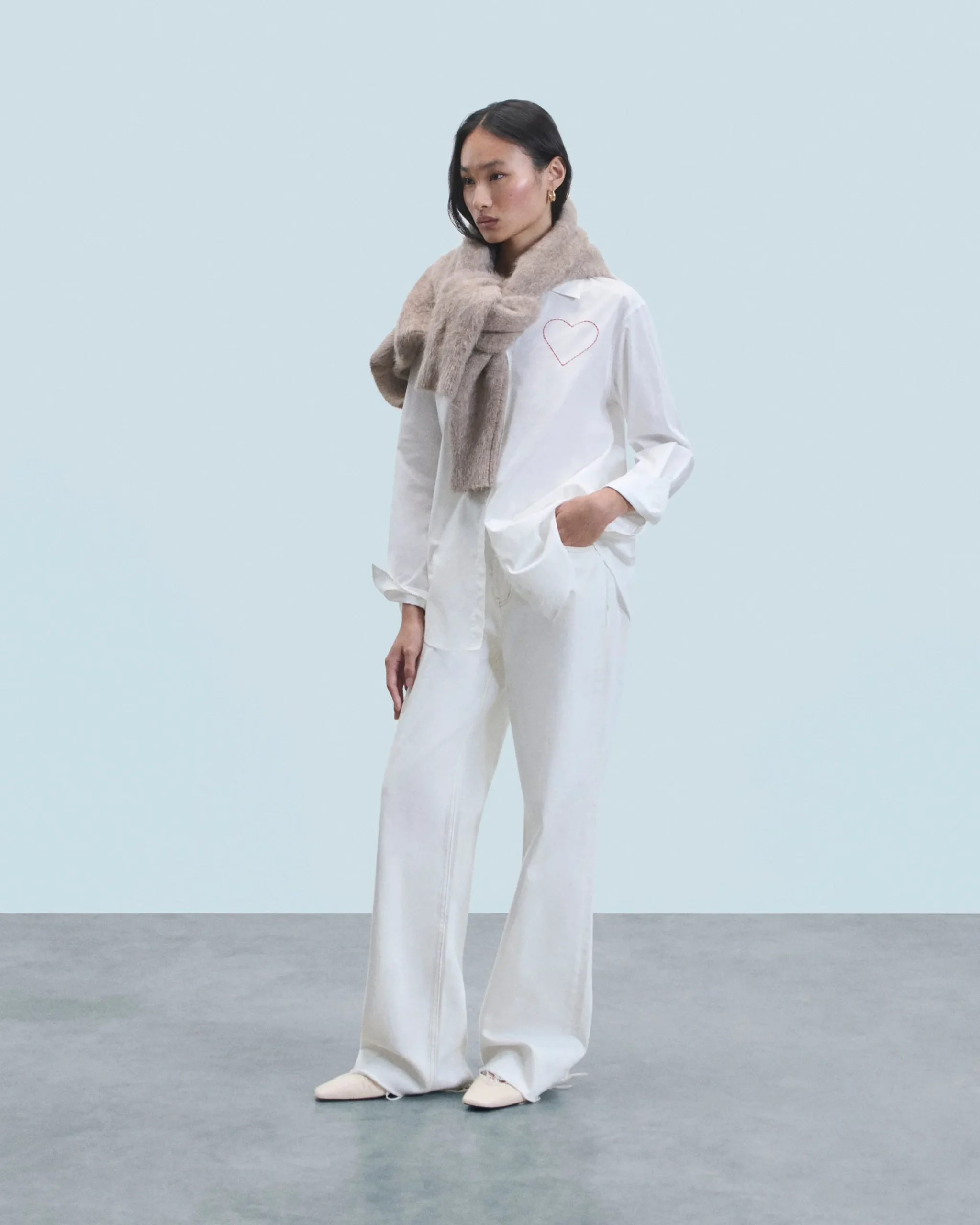 FROM FUTURE Camicia Maniche lunghe Bianco Outlet