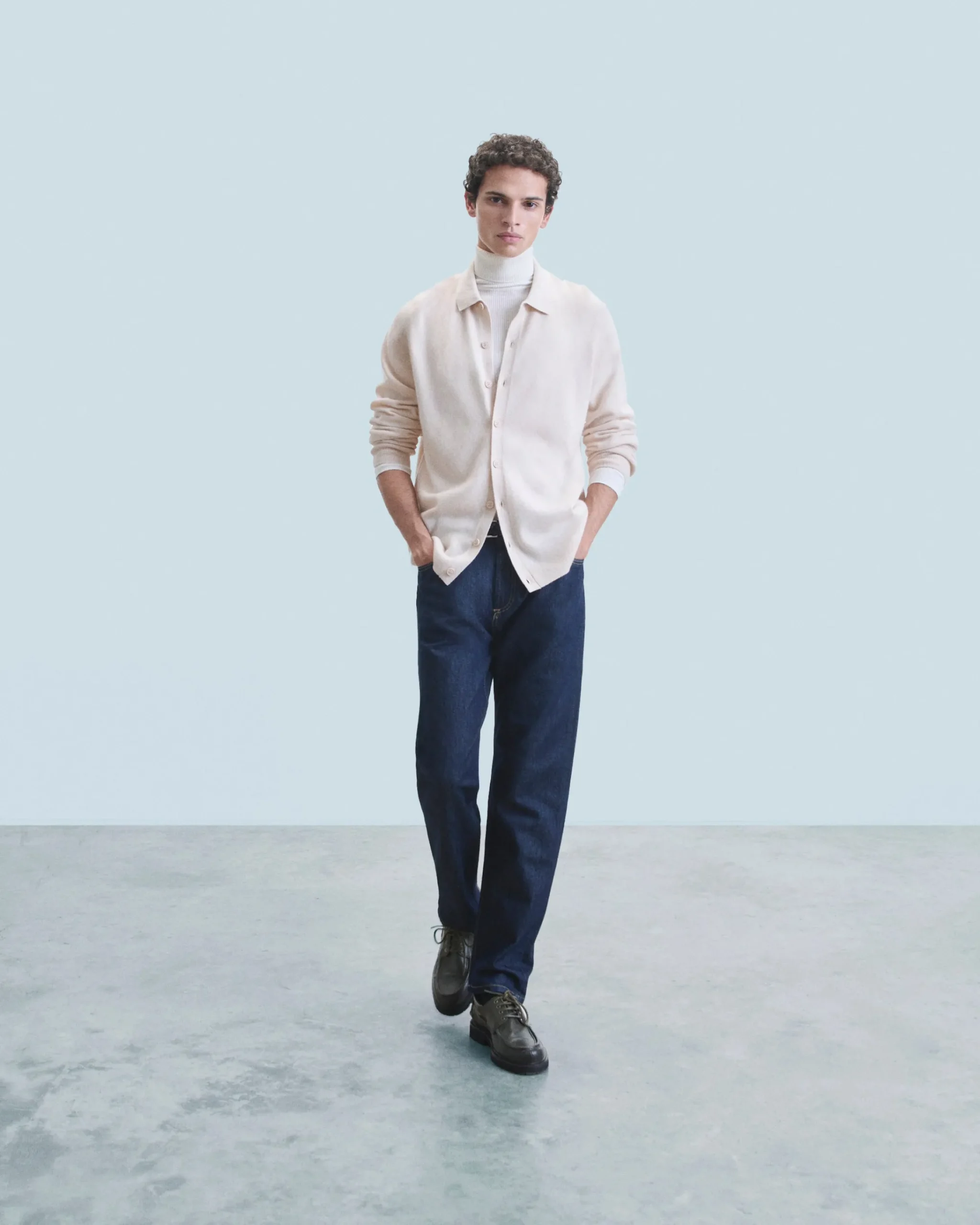 FROM FUTURE Camicia Maniche lunghe Sabbiadeldeserto New