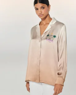 FROM FUTURE Camicia Maniche lunghe Cassie Ecrù Sale