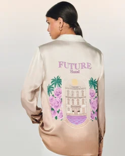 FROM FUTURE Camicia Maniche lunghe Cassie Ecrù Sale