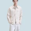 FROM FUTURE Camicia Maniche lunghe con Tasca Sabbiadeldeserto Sale