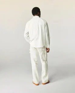 FROM FUTURE Camicia Maniche lunghe Popeline Bianco Discount