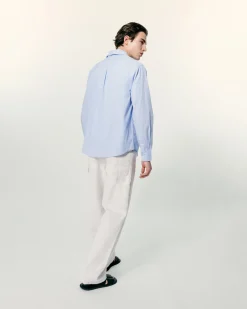 FROM FUTURE Camicia Maniche lunghe Popeline Strisceblu Shop