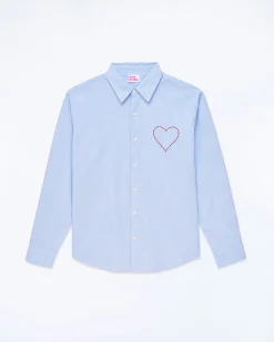 FROM FUTURE Camicia Maniche lunghe Popeline Strisceblu Shop