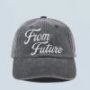 FROM FUTURE Cappellino con Visiera curva Nerolavato Clearance