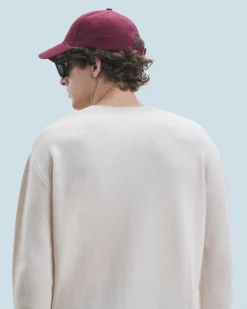 FROM FUTURE Cappellino con Visiera curva Burgundy Flash Sale