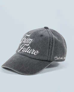 FROM FUTURE Cappellino con Visiera curva Nerolavato Clearance