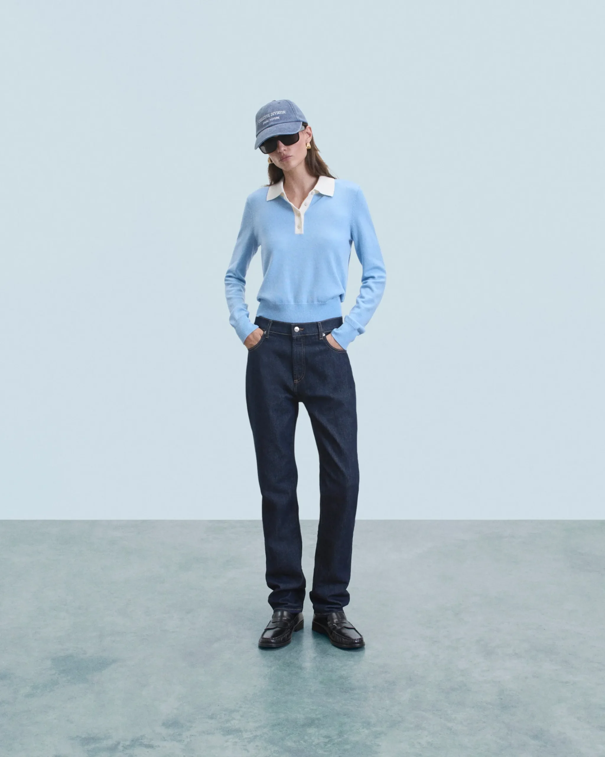 FROM FUTURE Cappellino con Visiera curva Creative Division WashedGreyBlue Store