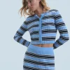 FROM FUTURE Cardigan a righe FairyBlue Best