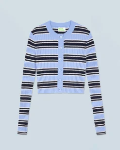 FROM FUTURE Cardigan a righe FairyBlue Best