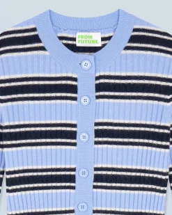 FROM FUTURE Cardigan a righe FairyBlue Best