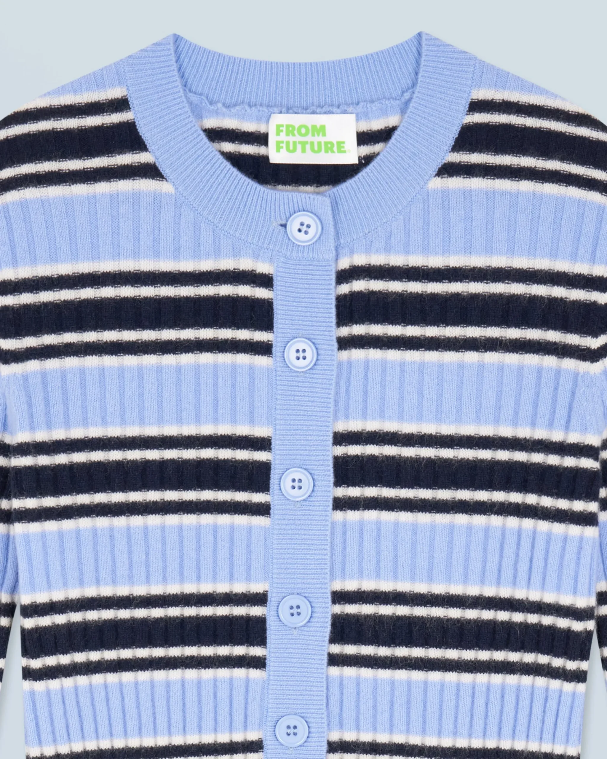 FROM FUTURE Cardigan a righe FairyBlue Best