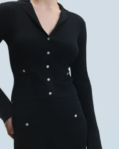 FROM FUTURE Cardigan-pullover Nero New