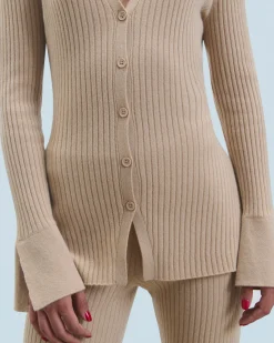 FROM FUTURE Cardigan-pullover Beige Outlet
