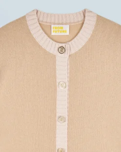 FROM FUTURE Cardigan-pullover Beige Best