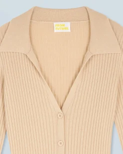 FROM FUTURE Cardigan-pullover Beige Outlet