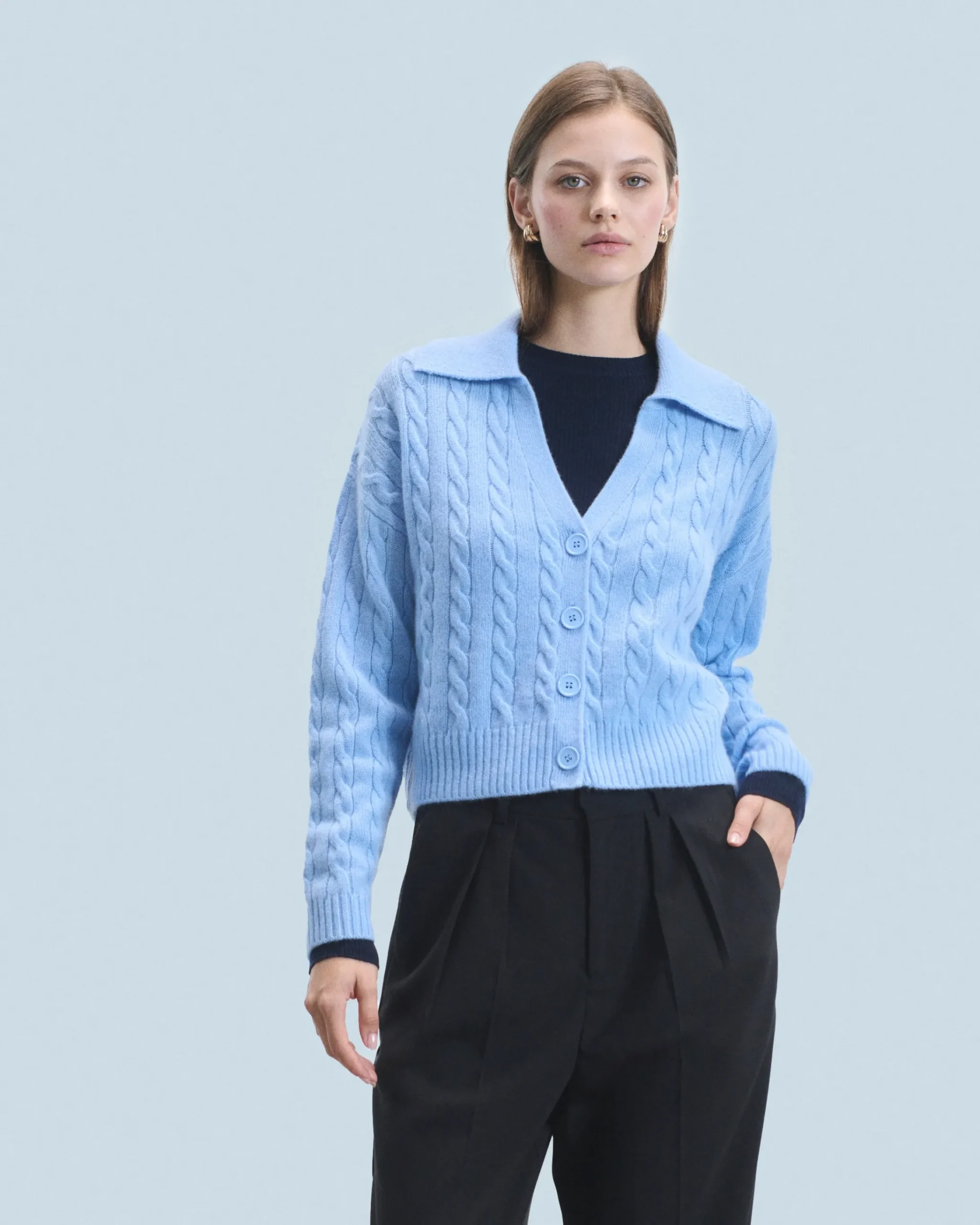 FROM FUTURE Cardigan-pullover a Coste FairyBlue Hot