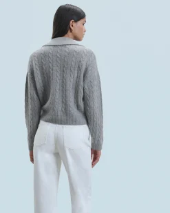 FROM FUTURE Cardigan-pullover a Coste Grigioericascuro Cheap