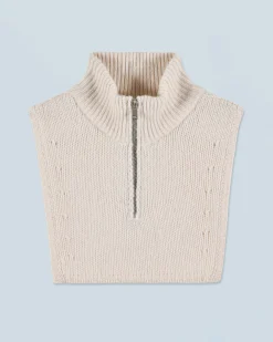 FROM FUTURE Collo alto con zip Sabbiadeldeserto Fashion