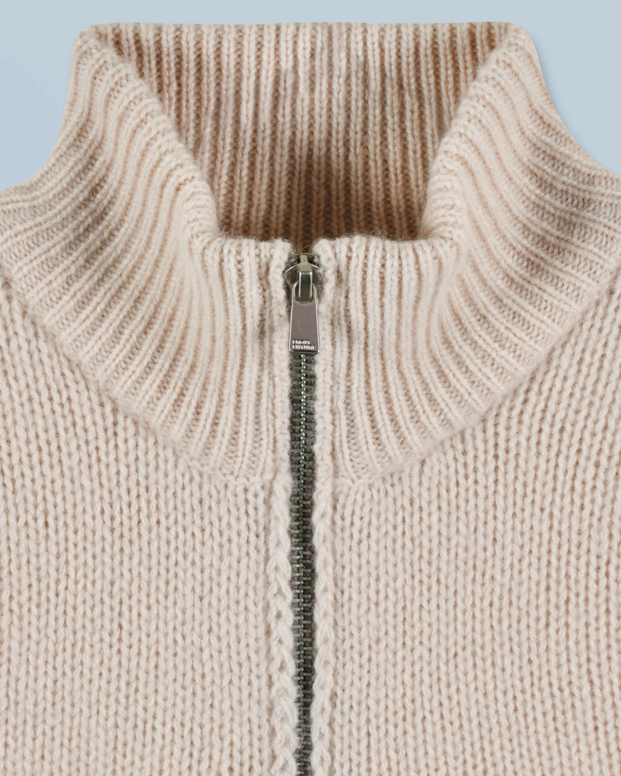 FROM FUTURE Collo alto con zip Sabbiadeldeserto Fashion