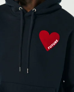 FROM FUTURE Felpa con Cappuccio Cuore MarinaMilitare Store