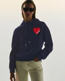 FROM FUTURE Felpa con Cappuccio Cuore MarinaMilitare Cheap