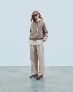 FROM FUTURE Felpa con Cappuccio Future Taupe Discount