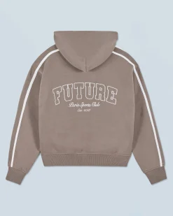 FROM FUTURE Felpa con Cappuccio Future Taupe Discount