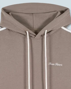 FROM FUTURE Felpa con Cappuccio Future Taupe Discount