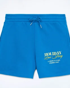 FROM FUTURE Felpa-maglione con Cappuccio SurfBlue Fashion