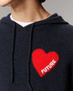 FROM FUTURE Felpa-pullover Cuore Leggera Grigioericachiaro Outlet