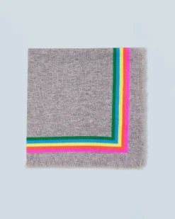 FROM FUTURE Foulard Regular Banda multicolore Grigioericascuro Online
