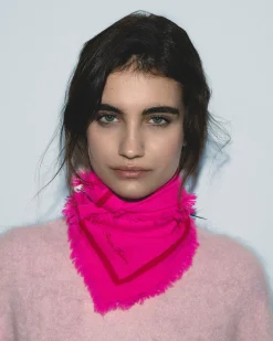 FROM FUTURE Foulard Regular Bicolore Fuschiainvernale Sale