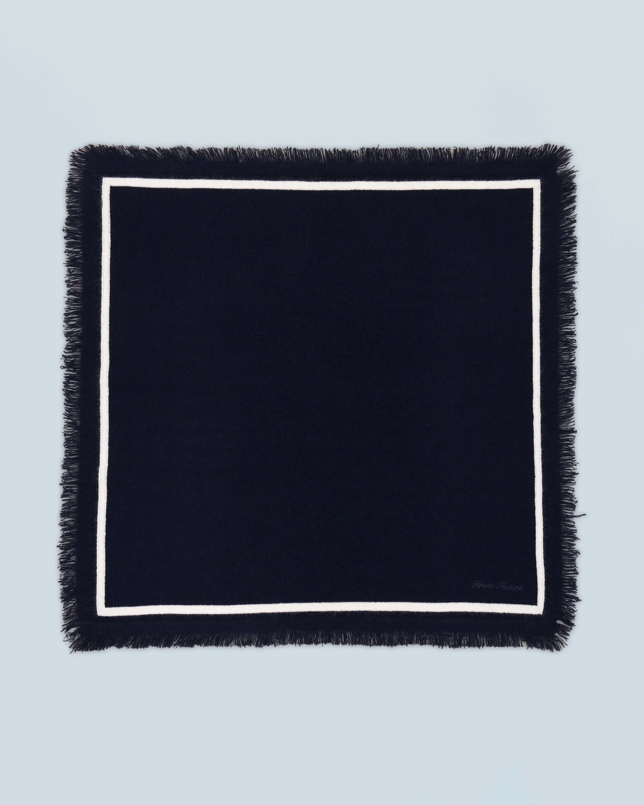 FROM FUTURE Foulard Regular Bicolore MarinaMilitare Cheap