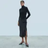 FROM FUTURE Gonna Midi Nero Discount