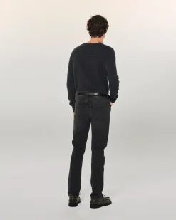 FROM FUTURE Jacob Jean Slim Fit WashedBlack Cheap