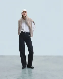 FROM FUTURE Jamie Jean Straight Cut Nero Clearance