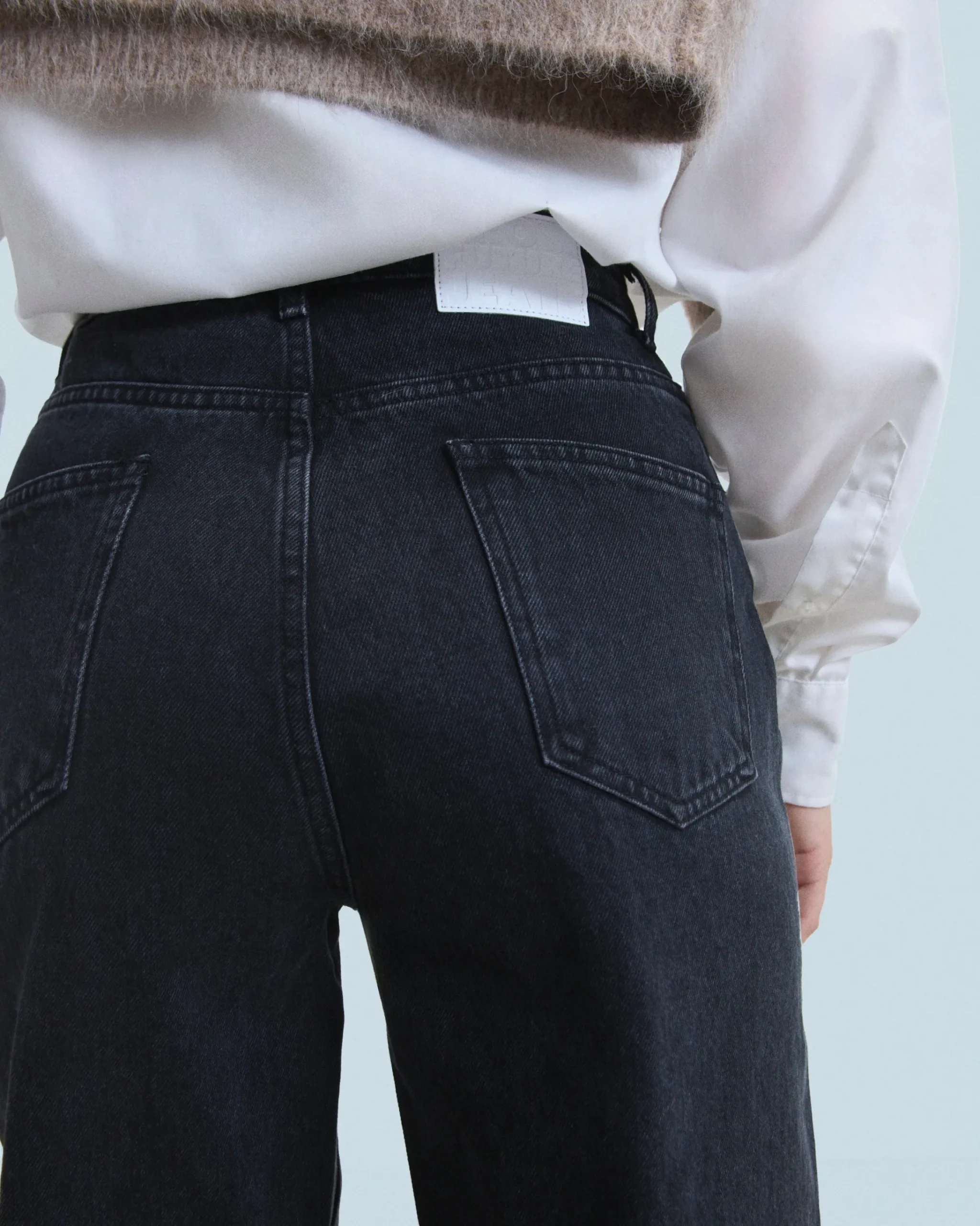 FROM FUTURE Jamie Jean Straight Cut Nero Clearance
