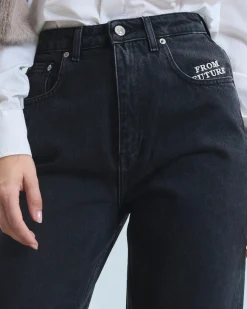 FROM FUTURE Jamie Jean Straight Cut Nero Clearance