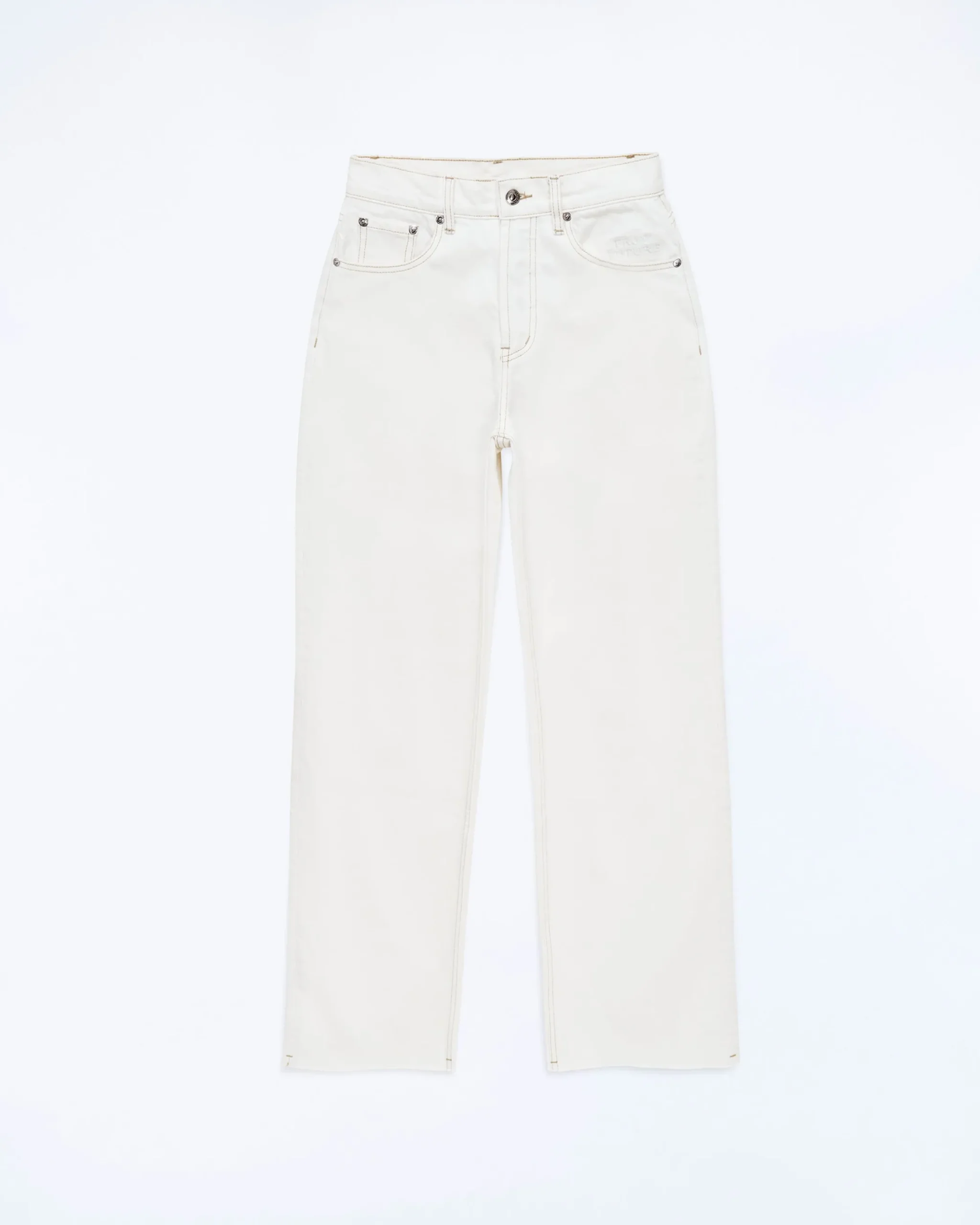FROM FUTURE Jeans Larghi Ecrù Hot