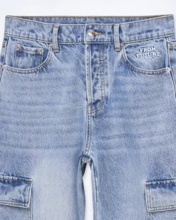 FROM FUTURE Jeans Larghi Bambinablu New