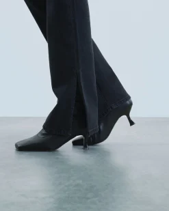 FROM FUTURE Joe Jean Bootcut Lit Nero Cheap