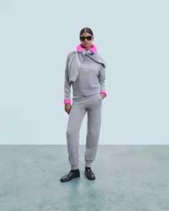 FROM FUTURE Joggers Dritti Basic Grigioericascuro Fashion