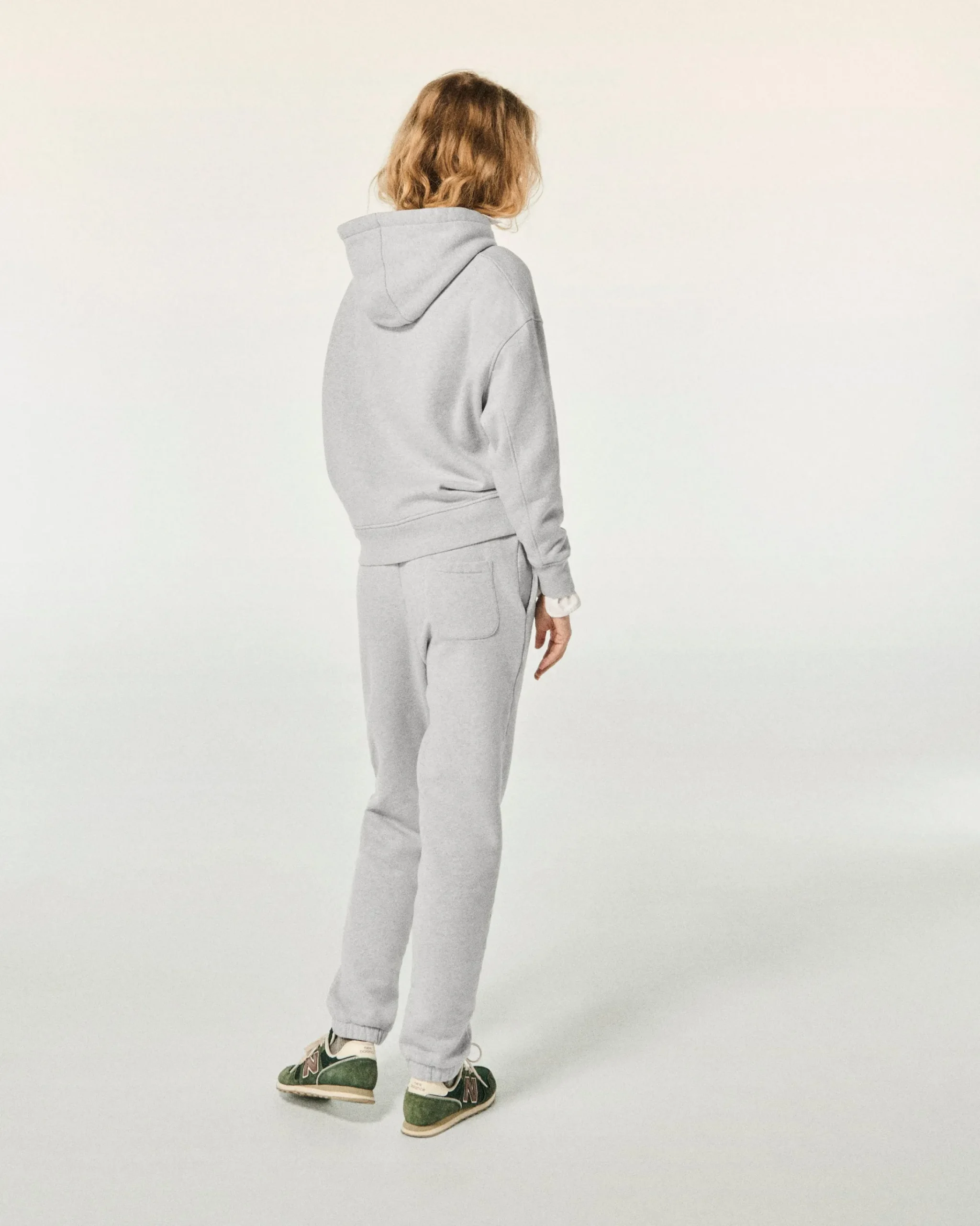 FROM FUTURE Joggers Dritti Doppia F Grigioericachiaro New