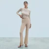 FROM FUTURE Joggers Larghi Beige Cheap