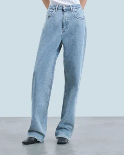 FROM FUTURE Joseph Jean Straight Cut BleuClair Clearance