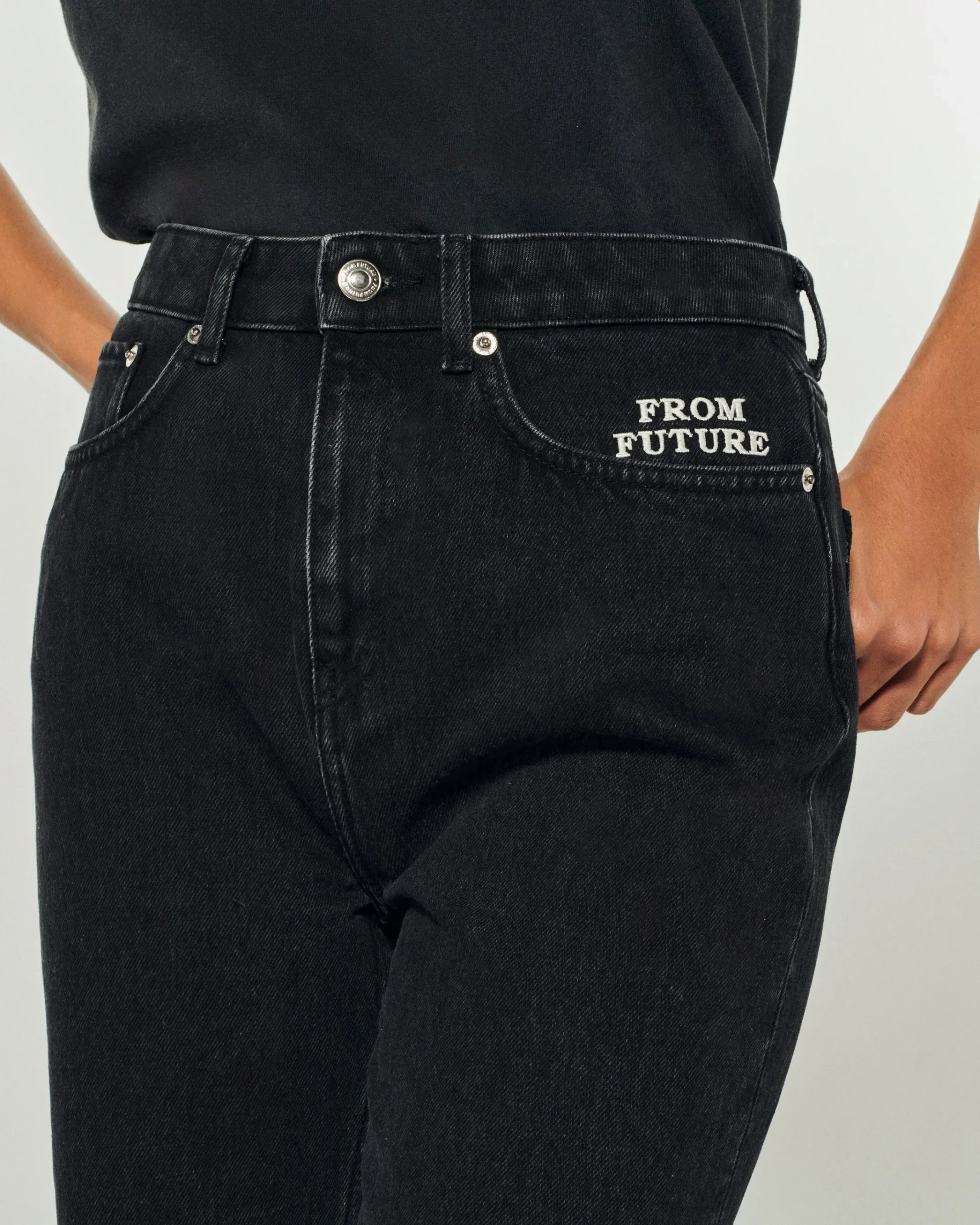 FROM FUTURE Joseph Jean Straight Cut Nero Cheap