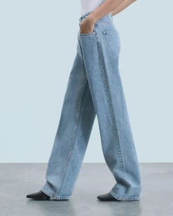 FROM FUTURE Joseph Jean Straight Cut BleuClair Clearance