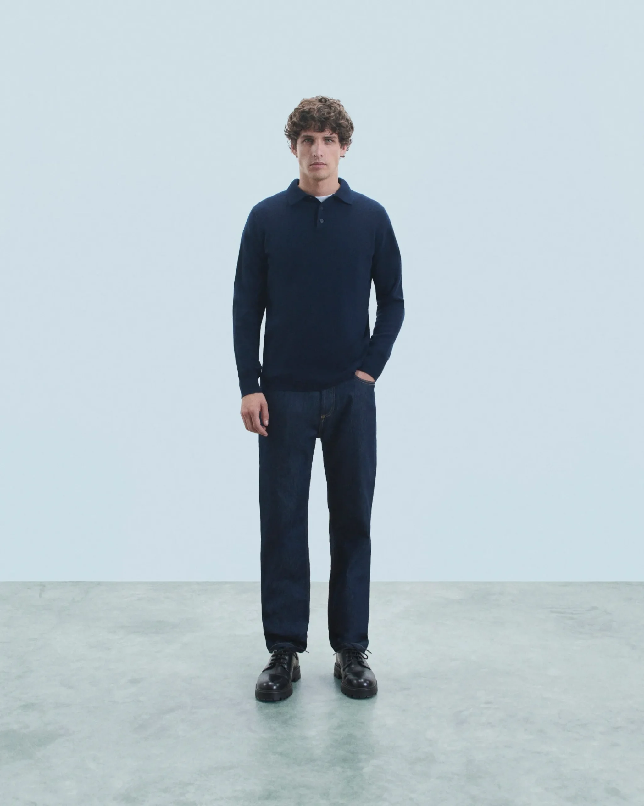 FROM FUTURE Maglione Collo a polo Basic MarinaMilitare Hot